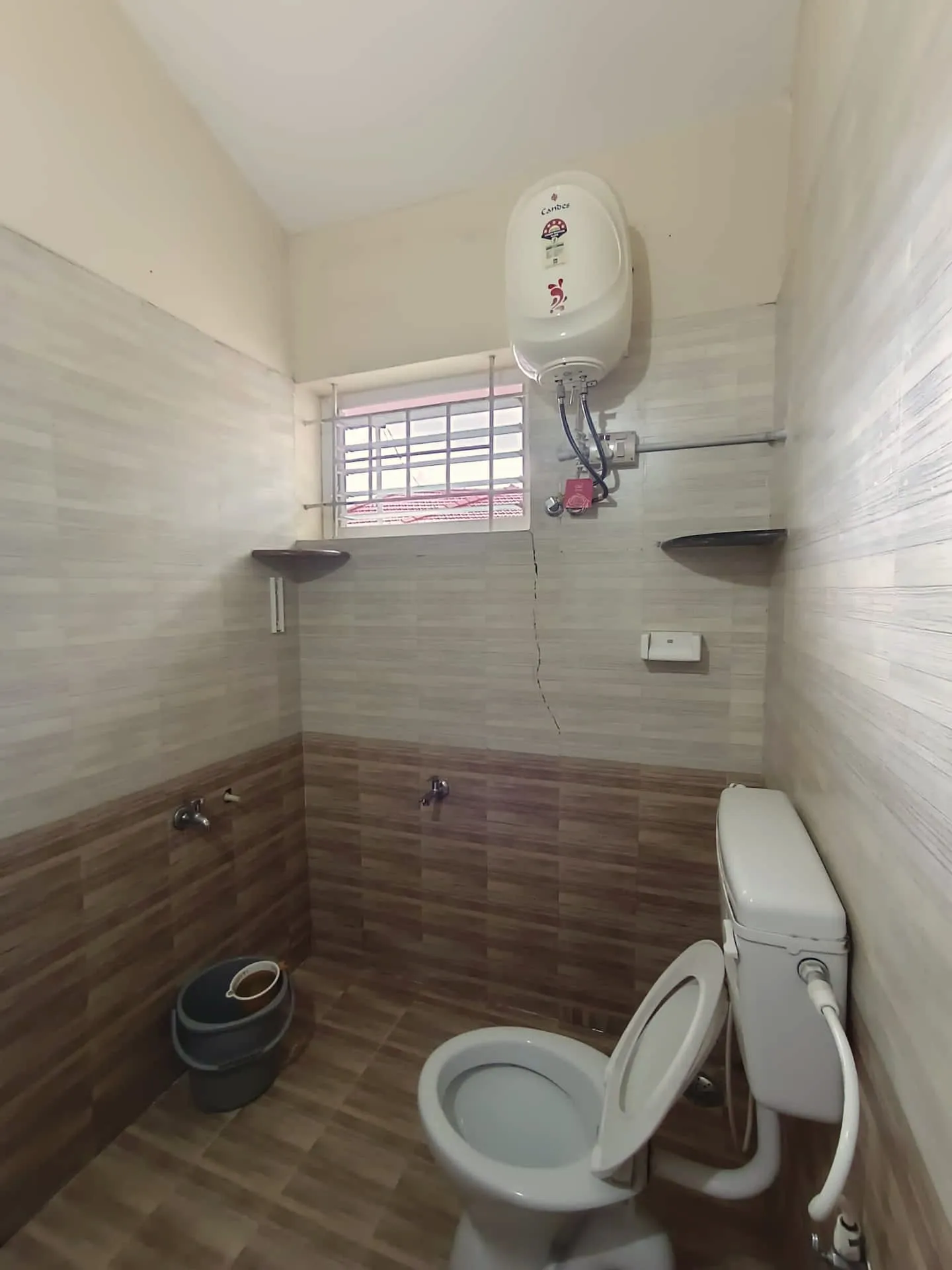 One of the en suite bathrooms