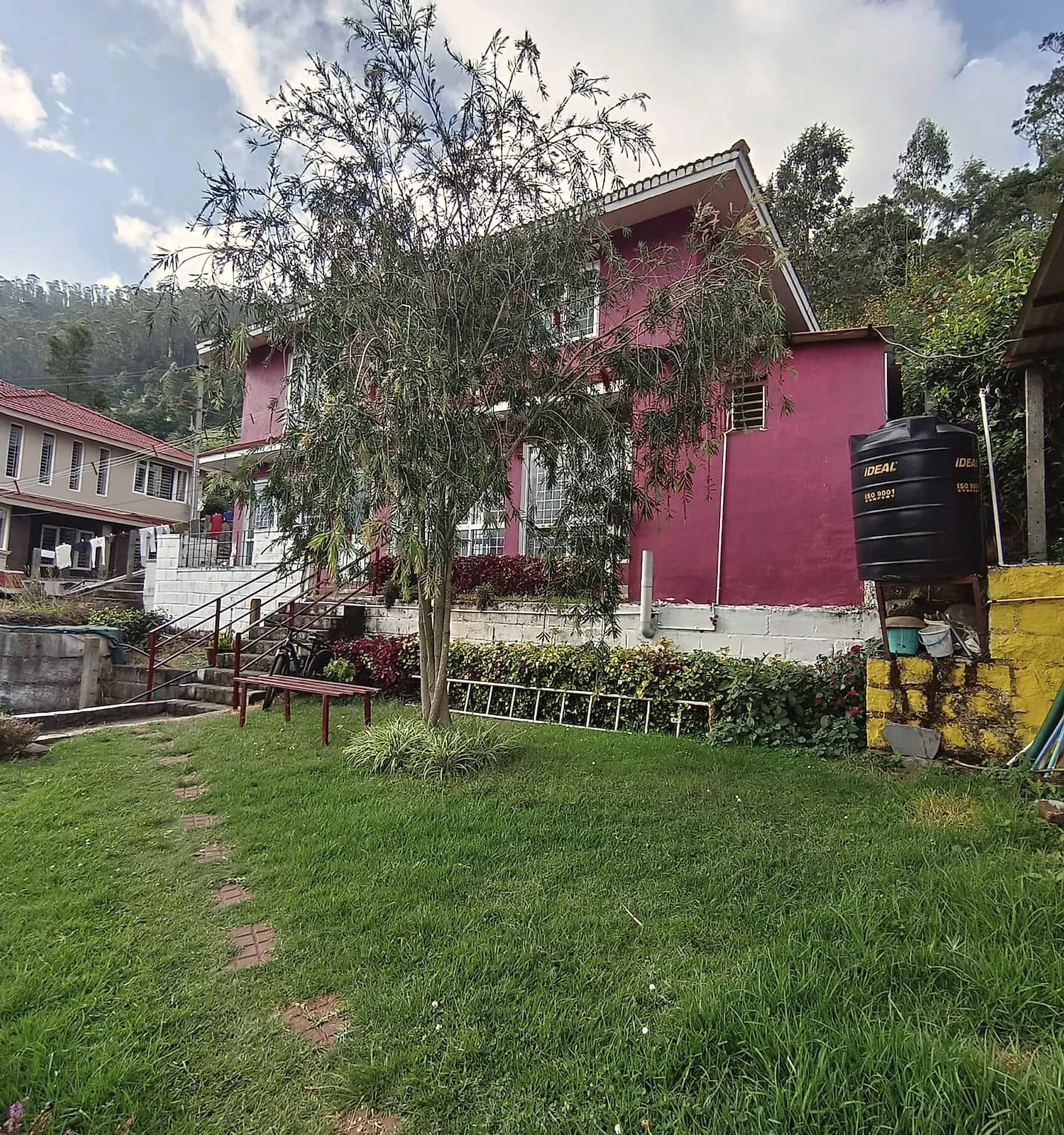 The cottage from the garden